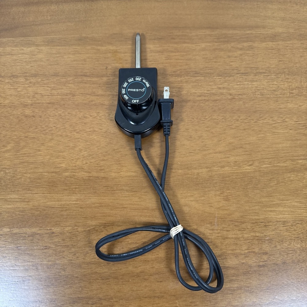 Presto # 0690005 Heat Temperature Control Power Plug Cord For Electric Skillet